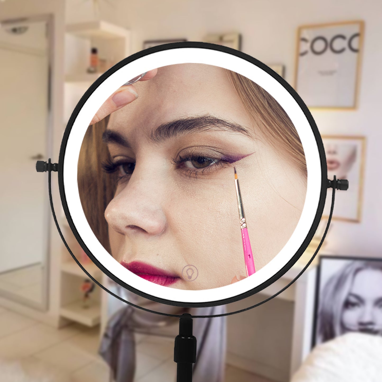 Led Portable Makeup Mirror