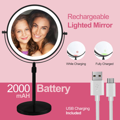 Led Portable Makeup Mirror