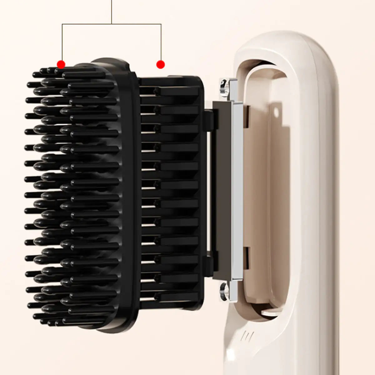 Portable Cordess On The Go - Heated Hair Brush