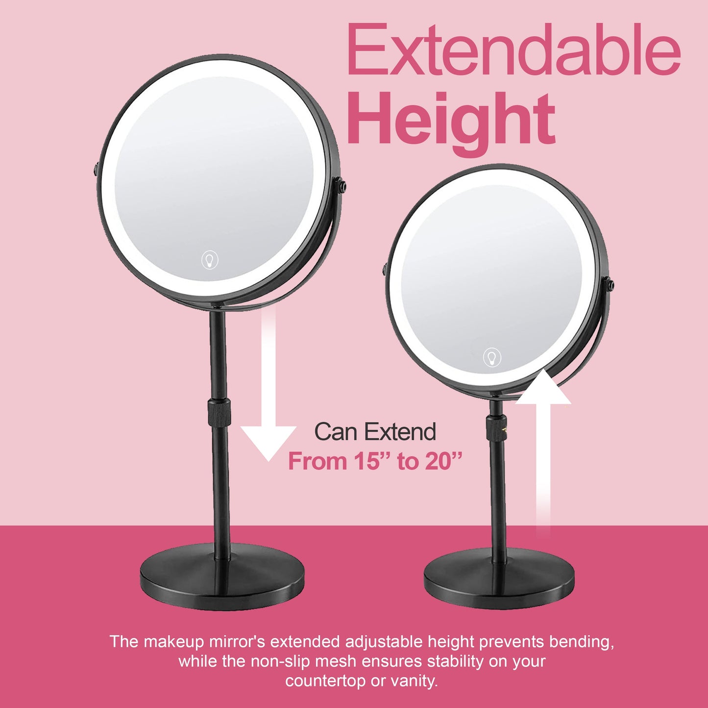 Led Portable Makeup Mirror